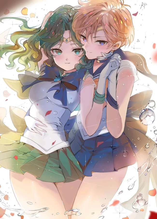 不同画师绘画的少女战士，二次元动漫少女战士精少女人物图片集