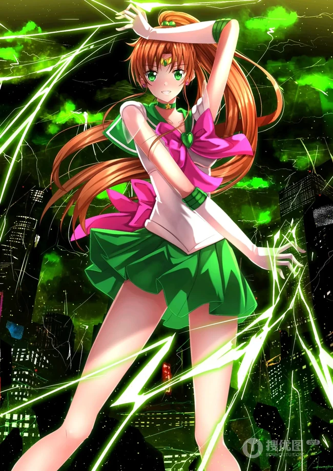 不同画师绘画的少女战士，二次元动漫少女战士精少女人物图片集