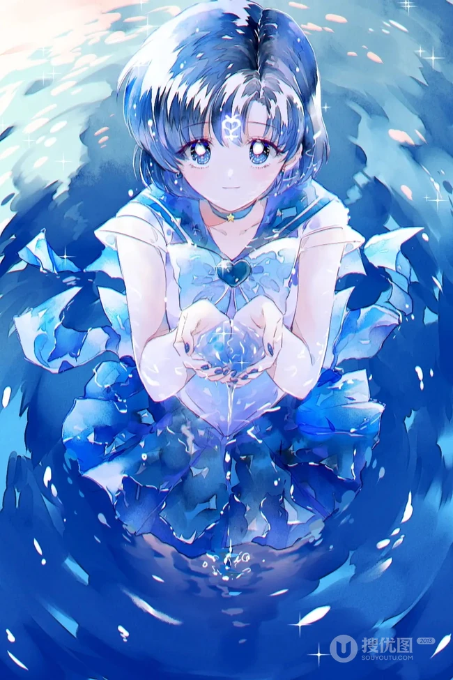 不同画师绘画的少女战士，二次元动漫少女战士精少女人物图片集