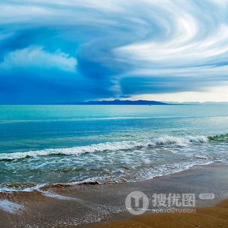 面朝大海春暖花开，选个好心情的蔚蓝大海唯美风景头像图片吧