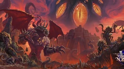 经典竞技游戏&ldquo;魔兽世界&rdquo;人物原型插画高清壁纸图片