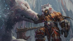 经典竞技游戏&ldquo;魔兽世界&rdquo;人物原型插画高清壁纸图片