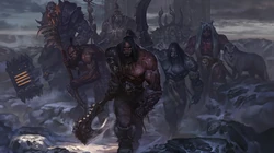 经典竞技游戏&ldquo;魔兽世界&rdquo;人物原型插画高清壁纸图片