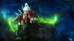 经典竞技游戏&ldquo;魔兽世界&rdquo;人物原型插画高清壁纸图片