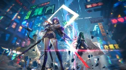 国产战略经营类手机游戏&ldquo;明日方舟&rdquo;超清插画桌面壁纸
