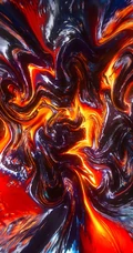 创意的抽象3D线条，3D的正方体等图形手机壁纸