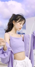 骨感美，浅粉浅粉的苗条骨感纤细线条少女户外街拍美照