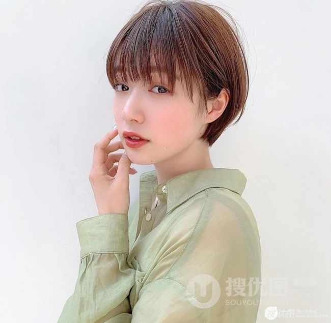 日系短发，好看时尚正流行，减龄还不挑人日系短发女生图片欣赏 第10张