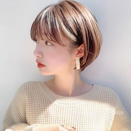短发女生头像，清爽可爱的短发女生微信头像图片