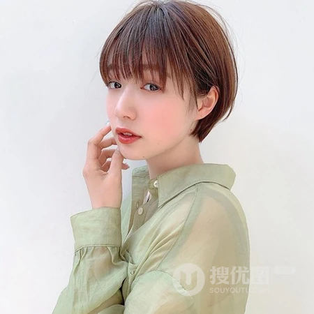 短发女生头像，清爽可爱的短发女生微信头像图片