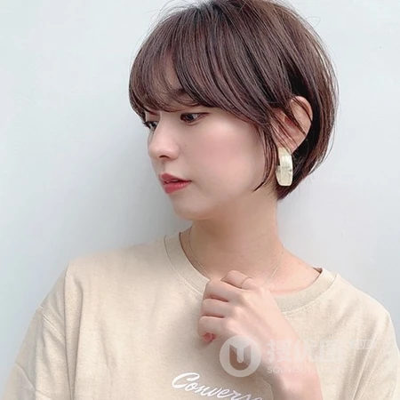 短发女生头像，清爽可爱的短发女生微信头像图片