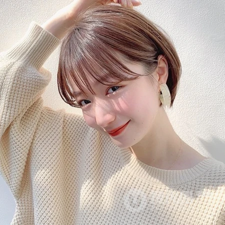 短发女生头像，清爽可爱的短发女生微信头像图片