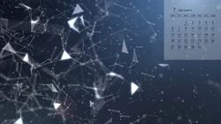 梦幻光影，光点，几何图形等简约日历壁纸图片-2020年7月日历壁纸精选