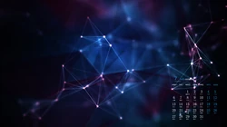 梦幻光影，光点，几何图形等简约日历壁纸图片-2020年7月日历壁纸精选