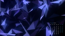 梦幻光影，光点，几何图形等简约日历壁纸图片-2020年7月日历壁纸精选