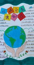 垃圾分类手抄报，9张精美垃圾分类手抄报设计作品欣赏