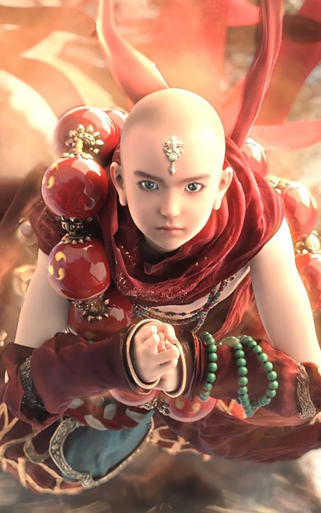 游戏《镇魔曲》职业小和尚圣修手机壁纸