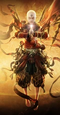 游戏《镇魔曲》职业小和尚圣修手机壁纸