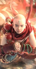 游戏《镇魔曲》职业小和尚圣修手机壁纸