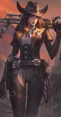 LOL皮城女警凯瑟琳，英雄联盟ADC人物凯瑟琳精选插画图集