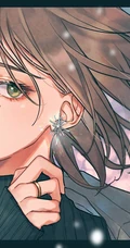 戴耳环，耳钉的美丽时尚动漫少女插画图集