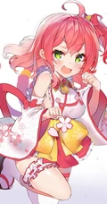 二次元萌妹一大堆，hololive虚拟主播团成员同人作品图片合辑