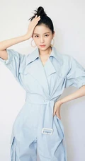 山东女明星王媛可连衣裤装清爽写真照