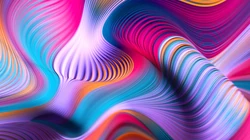 七彩炫丽的线条纹理抽象桌面壁纸7月1日合集