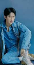 牛仔的魅力，新疆帅哥于朦胧牛仔服套装帅气写真图集