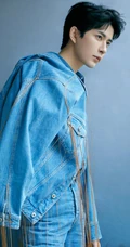 牛仔的魅力，新疆帅哥于朦胧牛仔服套装帅气写真图集