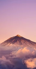 日本富士山，云上的高山等唯美山脉手机壁纸
