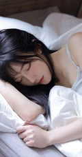 让人一见就心动的漂亮女孩，精选背心牛仔短裤少女居家室内写真图集