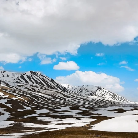 唯美好看的雪山，冰河，山脉等风景头像图片