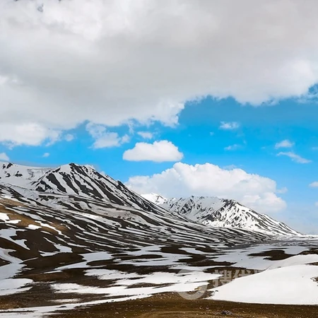 唯美好看的雪山，冰河，山脉等风景头像图片