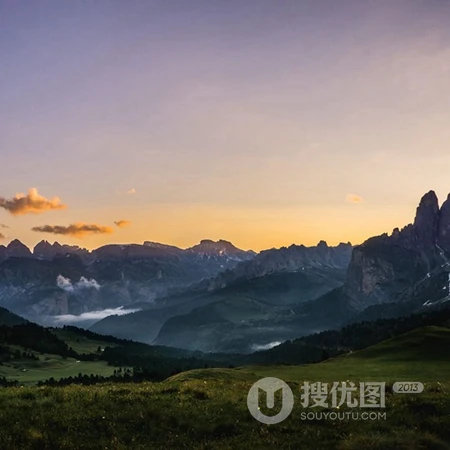 唯美好看的雪山，冰河，山脉等风景头像图片