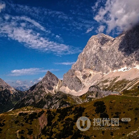 唯美好看的雪山，冰河，山脉等风景头像图片