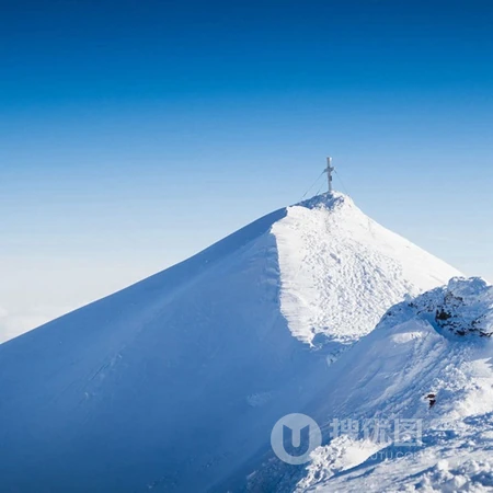 唯美好看的雪山，冰河，山脉等风景头像图片