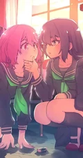 二次元动漫女女，闺蜜，高中生唯美同人图集