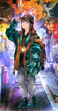 当鬼灭之刃的人物都穿上时尚，时髦的衣服来到了街上是什么样子的？