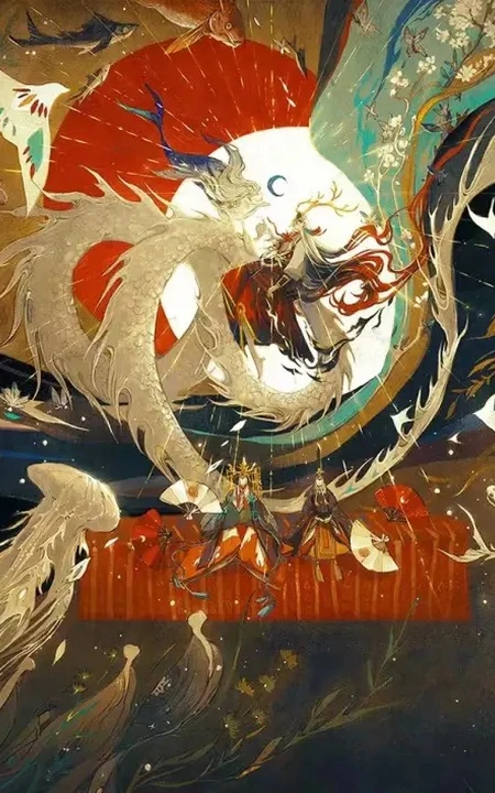 阴阳师精美场景插画图集，名画师笔下的阴阳师美图欣赏