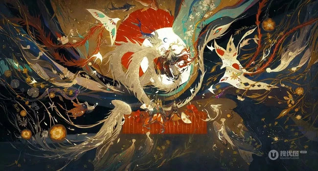 阴阳师精美场景插画图集，名画师笔下的阴阳师美图欣赏