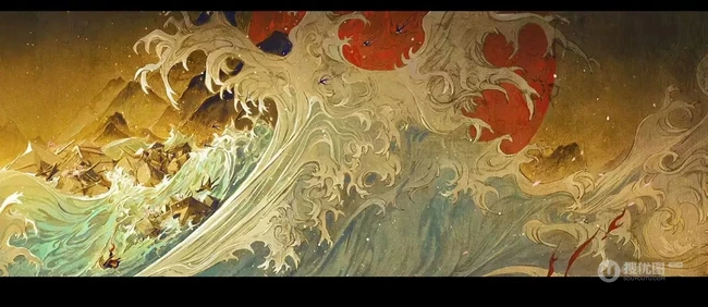 阴阳师精美场景插画图集，名画师笔下的阴阳师美图欣赏