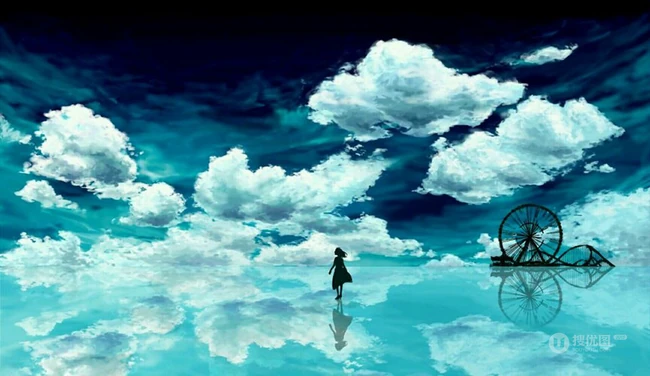 有意境的图片，关于女孩的超美意境手绘插画图片