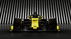 &ldquo;雷诺F1车队R.S.19&rdquo;黑黄涂装F1赛车桌面壁纸，酷不酷