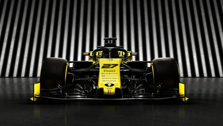 &ldquo;雷诺F1车队R.S.19&rdquo;黑黄涂装F1赛车桌面壁纸，酷不酷