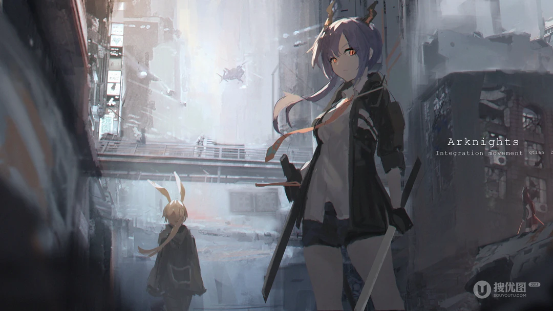 热门游戏&ldquo;明日方舟&rdquo;人物插画桌面壁纸合集，每一张都是经典