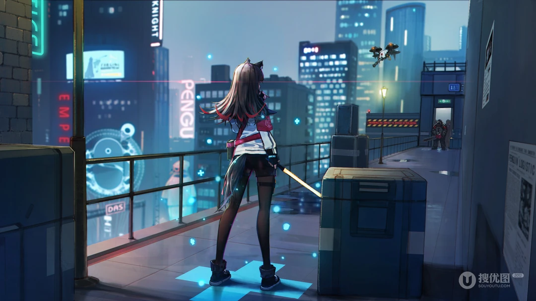 热门游戏&ldquo;明日方舟&rdquo;人物插画桌面壁纸合集，每一张都是经典