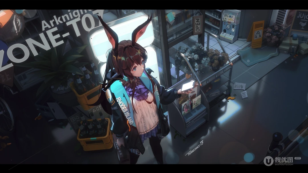 热门游戏&ldquo;明日方舟&rdquo;人物插画桌面壁纸合集，每一张都是经典