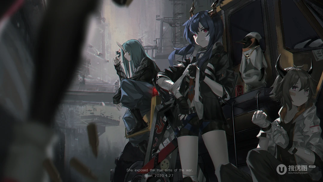 热门游戏&ldquo;明日方舟&rdquo;人物插画桌面壁纸合集，每一张都是经典