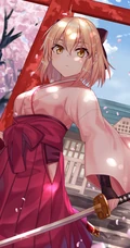 让人惊艳的和系动漫女生插画手机壁纸图片